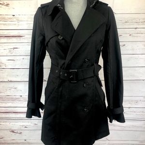 Dalia black trench coat